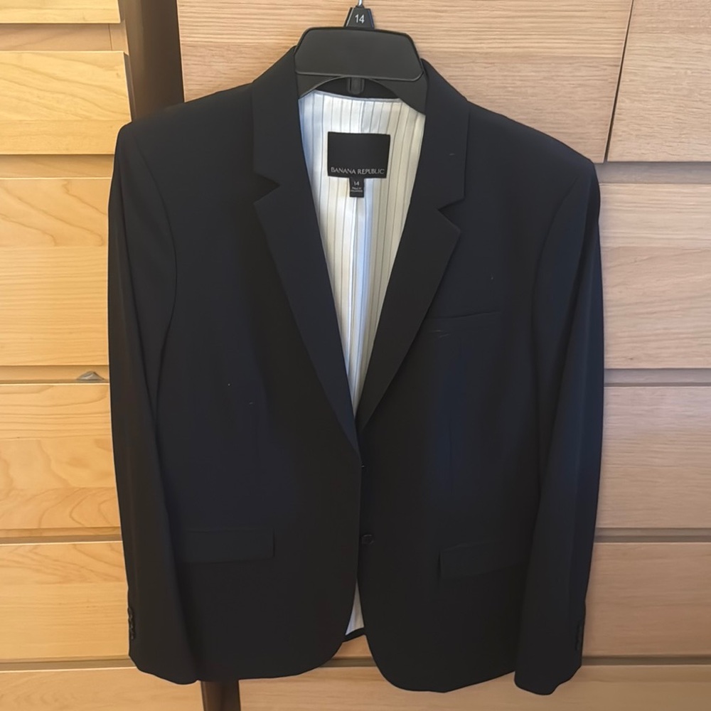 Banana Republic Women’s Wool Blazer - Black